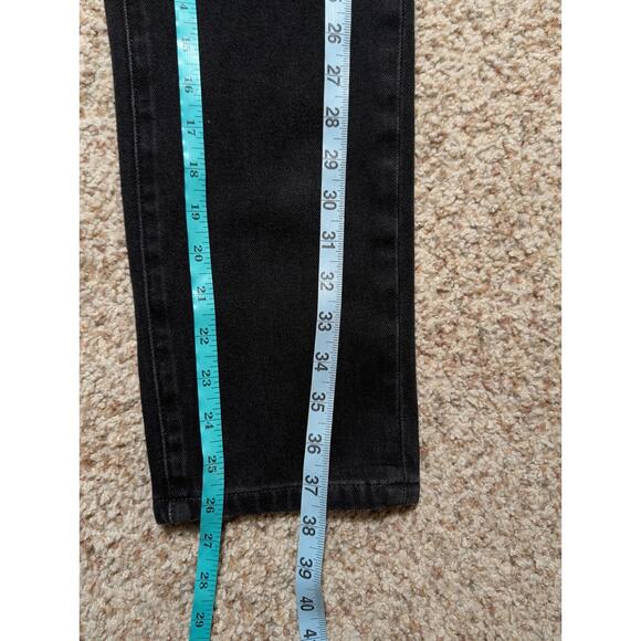 Banana Republic Woman's Black, High rise, Denim Jeans 31 (14), Slightly tapered - Picture 7 of 15